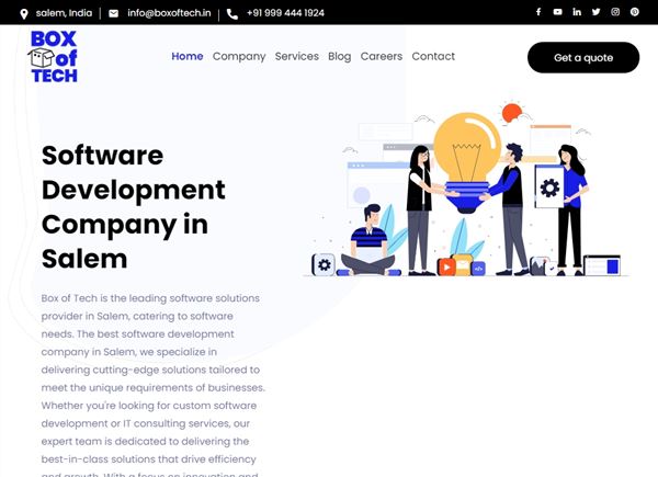 Box Of Tech Pvt. Ltd | Best Software Development Company In Salem